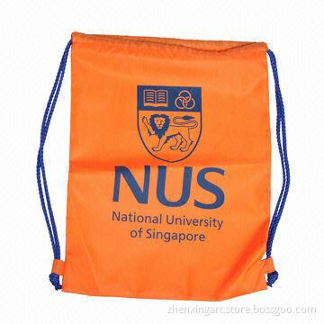 Promotional Polyester Drawstring Dags with 6mm PP Drawstrings